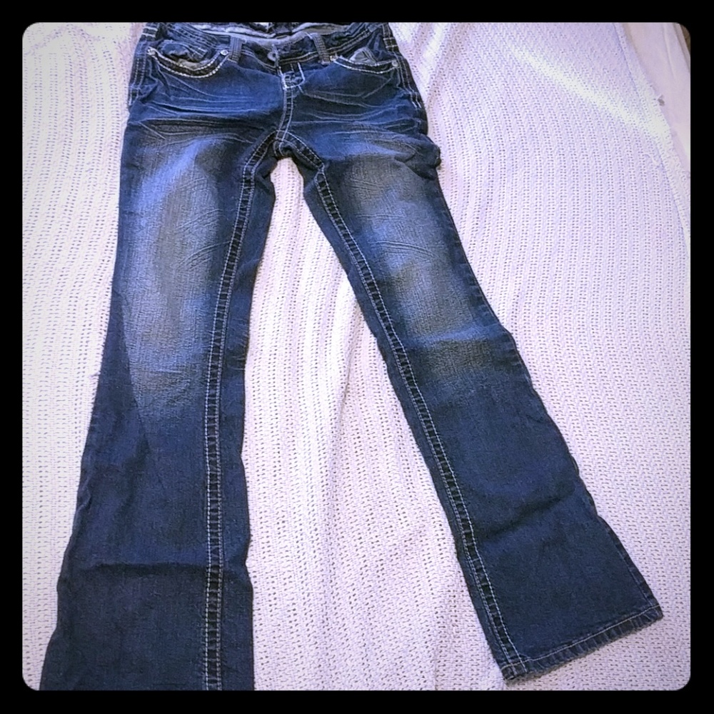 Rhinestone jeans